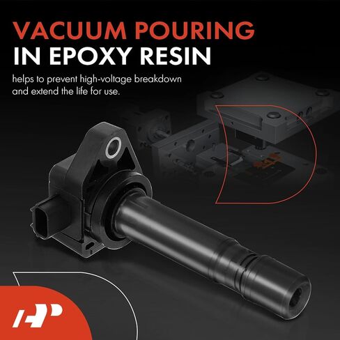 A-Premium Engine Ignition Coil Pack Compatible with Honda Civic 2006-2011 I4 1.8L, Replace# 30520RNAA01 in Saudi Arabia