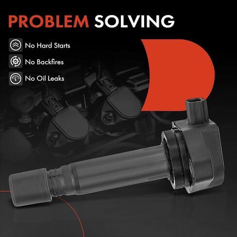 A-Premium Engine Ignition Coil Pack Compatible with Honda Civic 2006-2011 I4 1.8L, Replace# 30520RNAA01 in Saudi Arabia