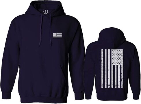 0092. White Vintage American Flag United States America USA us Military Patriotic Sweatshirt Pullover Hoodie in Saudi Arabia