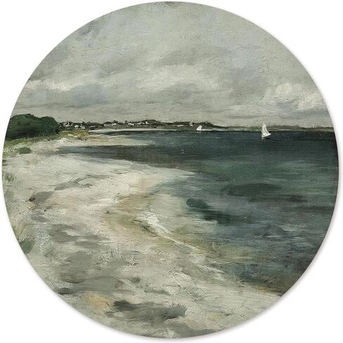 Vintage Dragonfly Round Mouse Pad, Dark Cottagecore Non-Slip Base Mousepad Gift, Vintage Moody Gifts Desktop Protection Mouse Mat for Computer Desk Home Office, 8.7x8.7 Inches in Kuwait