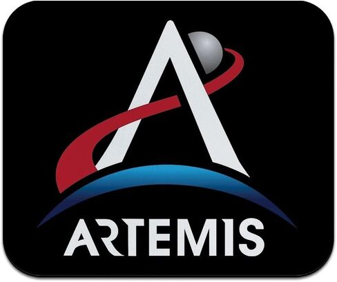 لوحة ماوس رفيعة ذات شعار NASA Artemis Moon منخفضة المستوى in Kuwait