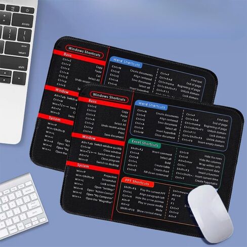 لوحة ماوس مختصرة لبرامج المكتب الصغيرة، لوحة ماوس Excel، قماش ناعم مع قاعدة مطاطية مضادة للانزلاق للكمبيوتر المنزلي والكمبيوتر المحمول in Saudi Arabia