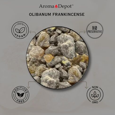 8 oz. Somalian Frankincense Resin Boswellia Carteri Gum Olibanum Grade 4 – Natural Incense Resin for Burning, Spiritual Use, Home Fragrance, Crafting, and Aromatherapy – Premium Quality in Saudi Arabia
