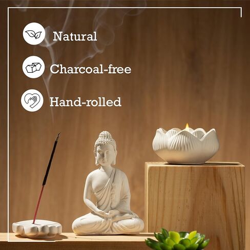 صندوق أعواد راجرانج ناغ شامبا 120 جرام (120 عصا) معطرة ملفوفة يدويًا من أجل معطر غرفة المعبد واليوجا in Kuwait