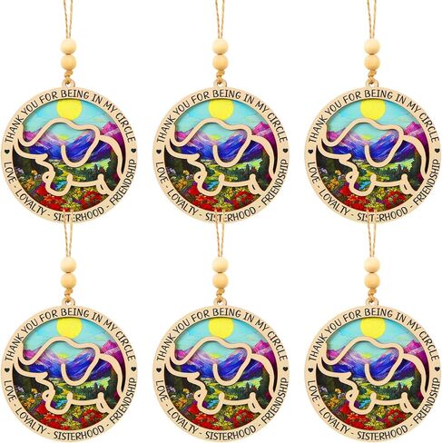 Geelin 6 Pcs Sea Turtle Gifts for Women, Sea Turtle Acrylic Ornament with Story Card, Beach Christmas Ornaments for Women Friend Birthday Sisterhood, Special Bond Decor in Saudi Arabia