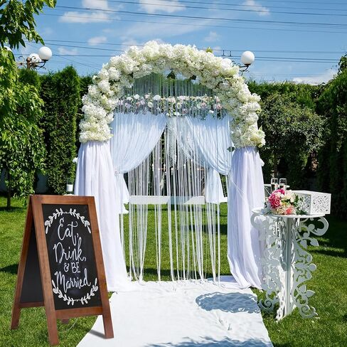 40x20 Reinforced A Frame Solid Wood Double-Sided Chalkboard Sandwich Board Sign, Chalkboard Easel Stand for Outdoor & Indoor Use, Standing Chalk Board Sign for Restaurant, Cafe, Wedding, Event in Kuwait