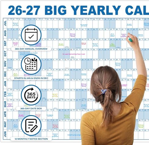 تقويم حائط 2025 - تقويم الطبيعة 2025، يناير 2025 - ديسمبر 2025، 12 بوصة × 24 بوصة (مفتوح)، هدايا الفيل الأبيض للبالغين، ثقب معلق، كتلة وعطلات، هدية مضحكة في الطبيعة in Kuwait
