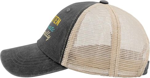 Gluten Can't Tolerate Me Actually Hat for Men Baseball Cap Vintage Washed in Saudi Arabia