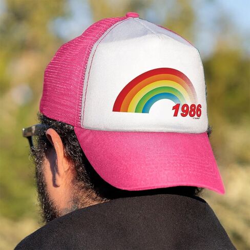 قبعة سائق الشاحنة ThisWear في منتصف العمر لعيد ميلاد مايلستون تعلم قوس قزح المبتكرة in Kuwait