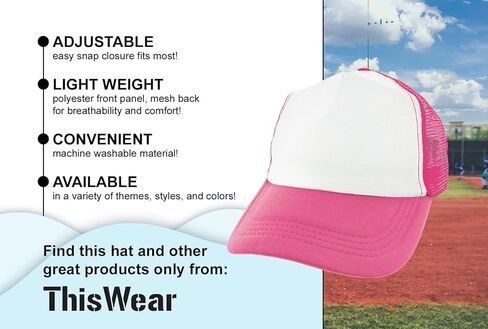 قبعة سائق الشاحنة ThisWear في منتصف العمر لعيد ميلاد مايلستون تعلم قوس قزح المبتكرة in Kuwait