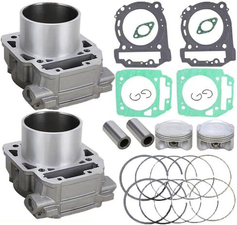 2 مكبس سلندر 2 طقم حشيات 420929650 420845109 420845107 420845106 متوافق مع BRP 1000 in Kuwait