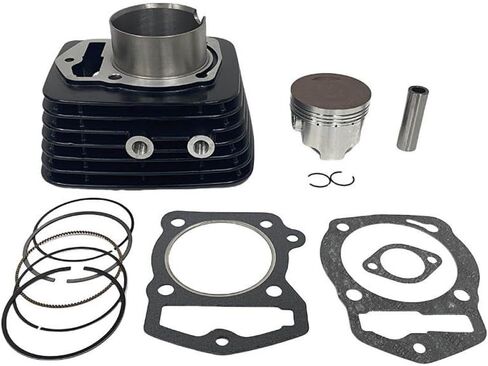 مجموعة اسطوانات الدراجة النارية مع مكبس ودبوس حشية 69 مللي متر متوافق مع XY250 GY-6B X5 XY250-5 XY250-5A VJ250-2-7 in Kuwait