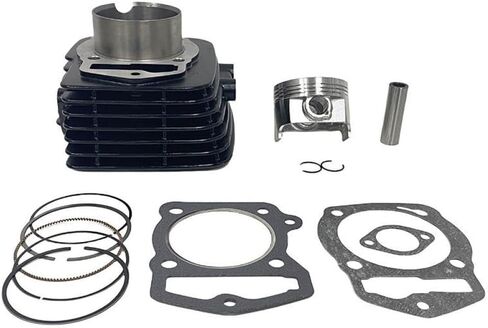 مجموعة اسطوانات الدراجة النارية مع مكبس ودبوس حشية 69 مللي متر متوافق مع XY250 GY-6B X5 XY250-5 XY250-5A VJ250-2-7 in Kuwait