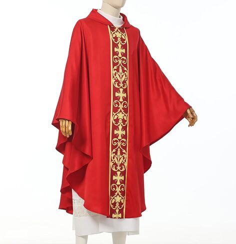 CAMDOM Catholic Priest Chasuble Church Ceremonial Mass Vestment Robe in Saudi Arabia