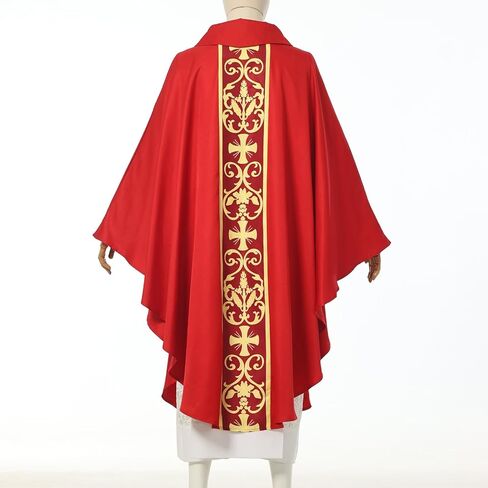 CAMDOM Catholic Priest Chasuble Church Ceremonial Mass Vestment Robe in Saudi Arabia