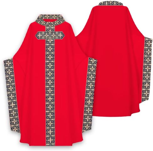 CAMDOM Catholic Priest Chasuble Church Ceremonial Mass Vestment Robe in Saudi Arabia