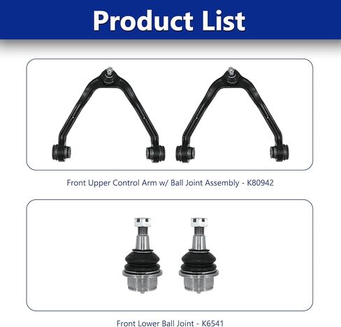 Control Arm, Upper Arm With Ball Joint Suspension Kit Compatible With 1999-2006 Chevrolet Silverado Sierra 1500 2002-2006 Cadillac Escalade 2000-2006 Tahoe Yukon in Saudi Arabia