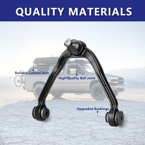 Control Arm, Upper Arm With Ball Joint Suspension Kit Compatible With 1999-2006 Chevrolet Silverado Sierra 1500 2002-2006 Cadillac Escalade 2000-2006 Tahoe Yukon in Saudi Arabia