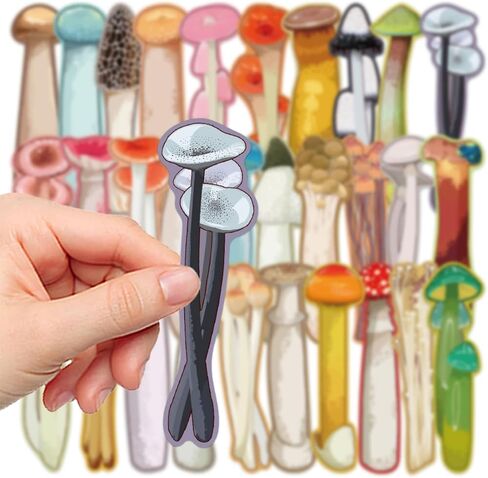 30-Pack Cute Mushroom Bookmarks for Reading — 5.9in Aesthetic Mushroom Paper Bookmarks for Kids, Book Marks Gift for Students and Readers in Saudi Arabia