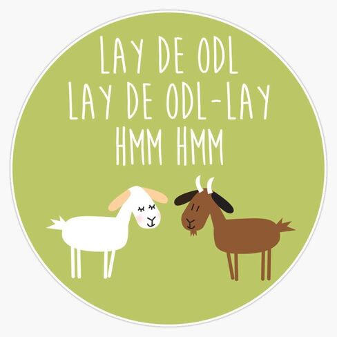 Sound of music goat herd Bumper Sticker Vinyl Decal 5 inches in Saudi Arabia