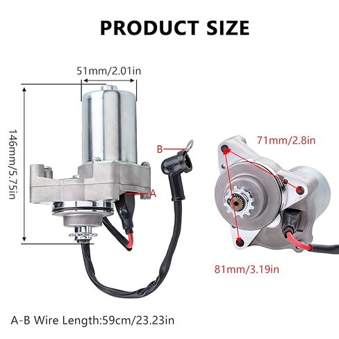 3 مسامير بداية لـ 50cc 70cc 90cc 100cc 110cc 125cc 4 السكتة الدماغية رباعية العجلات ATVs Taotao SSR Roketa Go Karts Dirt Pit Bike Sandrail Jonway SunL ​​Dune Buggy Sandrail Coolster W/Relay & CDI & Spark Plug in Kuwait