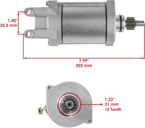 Caltric Starter Compatible With Yamaha Raptor 660 Yfm660 660Cc 2001 2002 2003 2004-2006 in Saudi Arabia