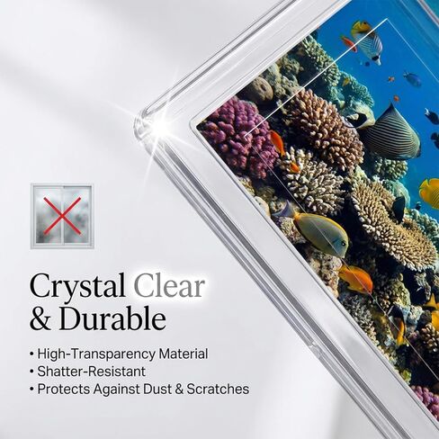 إطار صور مجمعة صغير، إطار صور عمودي شفاف بـ 3 شبكات، إطارات صور بولارويد 3 في 1 لصور مقاس 3 بوصة، شاشة سطح المكتب على سطح الطاولة، شفافة، إطارات صور مقاس 2 × 3 بوصة in Kuwait