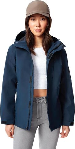 سترة المطر النسائية من ALPINE NORTH - معطف واق من المطر بغطاء للرأس مقاوم للماء للنساء - غلاف ربيعي خفيف الوزن مع جيوب بسحاب in Kuwait