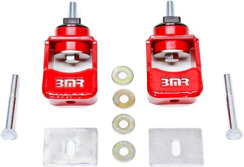 BMR SUSPENSION BMRMM004R Motor Mount, Bolt-On, Polyurethane Bushings, Steel, Red Powder Coat, GM LS-Series, Chevy Camaro 2010-15, Kit in Saudi Arabia