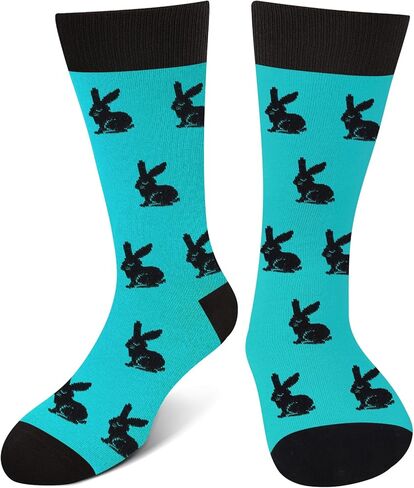 Happy Easter Eggs Bunny Socks for Men Women Teen Boys Kids- Easter Gifts Funny Novelty Crazy Silly Cool Fun Socks in Kuwait