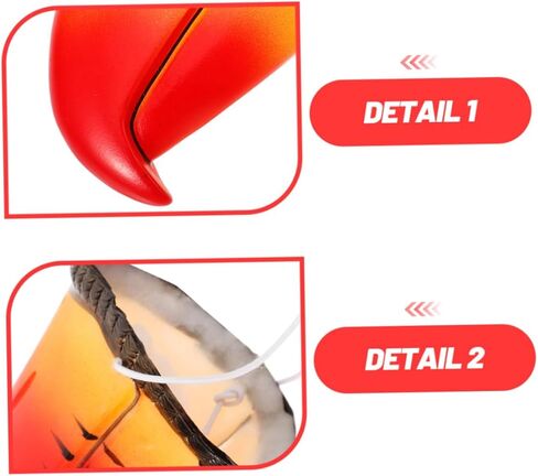 Toyvian Realistic Parrot Beak Nose Prop for Cosplay Party Halloween Animal Costume Lightweight Vinyl Bird Nose Accessory in Saudi Arabia