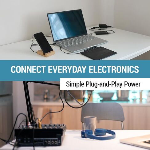 Universal AC Cord Replacement for PS5 Power Cord IEC320 C7 to NEMA 1-15P for PS4, Xbox Series X/S, LED LCD TV, Monitors, Sound Bars 18 AWG 2 Prong Connector-Lifetime Wty (3 ft) in Kuwait