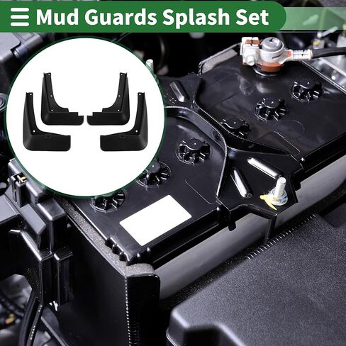 Motoforti Mud Flaps Splash Guards Mud Guards for Hyundai Tucson 2015-2016 W/Mount Accessories in Saudi Arabia