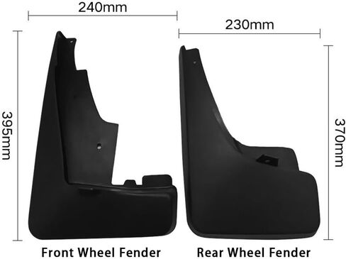 4Pcs Car Mud Flaps for Jeep Patriot 2011 2012 2013 2014 2015 2016 2017 2018 2019 2020 2021 Front Rear Wheels Splash Guard Mudguards Fender Waterproof Anti-Scratch Protection Car Accessories in Saudi Arabia