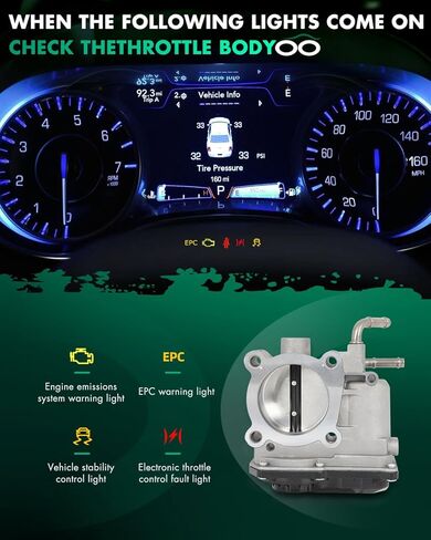SCITOO Throttle Body 220300T130, 2203037040, 67-8036 Automotive Throttle Fit for 2012-2014 for Scion for xD | 2018-2021 for Toyota for C-HR | 2019-2022 for Toyota for Corolla in Saudi Arabia