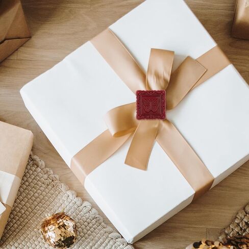 Vintage Wax Seal Stamp Kit - 6 Pcs Zinc Alloy Stamps Heads and Wooden Handle - Wax Seal Kit for Wedding Invitations, Envelopes, Gift Packaging, and Greeting Cards in Kuwait