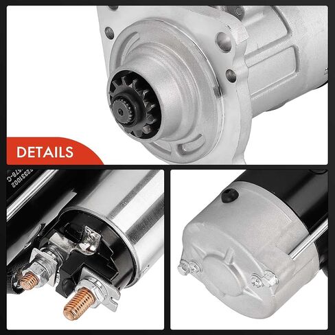 A-Premium Starter Motor Compatible with Ford F/F-250/F-450/F-550 Super Duty, F-350, F-59 Commercial Stripped Chassis, E-350 Econoline Club Wagon, Econoline Super Duty, Excursion, 12V 3.6KW 12-Teeth CW in Saudi Arabia