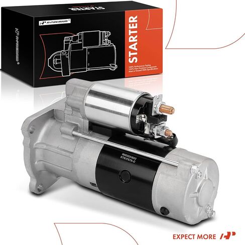A-Premium Starter Motor Compatible with Ford F/F-250/F-450/F-550 Super Duty, F-350, F-59 Commercial Stripped Chassis, E-350 Econoline Club Wagon, Econoline Super Duty, Excursion, 12V 3.6KW 12-Teeth CW in Saudi Arabia