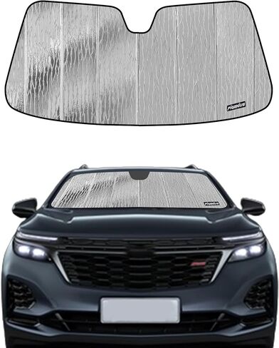Windshield Sunshade for Chevy Equinox 2018-2026, Reversible Silver/Black in Saudi Arabia