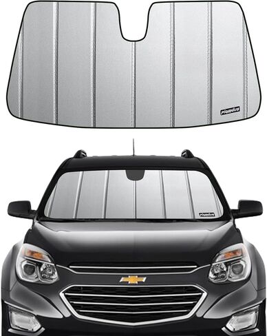 Windshield Sunshade for Chevy Equinox 2018-2026, Reversible Silver/Black in Saudi Arabia