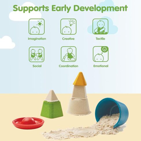 PlanToys Beach and Creative Sand Play Set (5804) in Kuwait