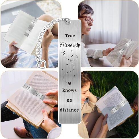 أفضل هدايا مرجعية لصديق للنساء، علامة كتاب معدنية لقراءة هدايا محبي الكتب، أفضل صديق لعيد الميلاد وعيد الميلاد لمسافات طويلة هدية صداقة للنساء من أفضل الأصدقاء الذين يغادرون in Kuwait