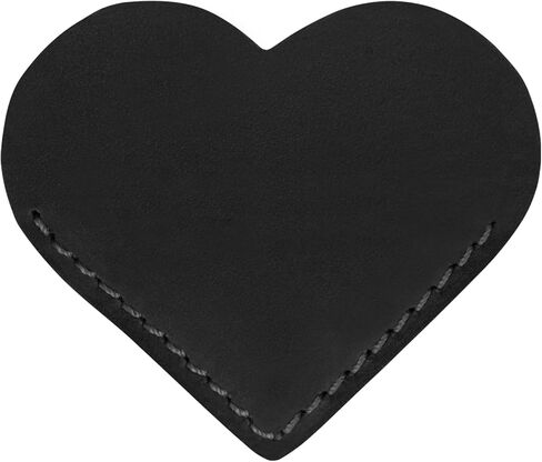 Ringsun Genuine Leather Heart Bookmark, Handmade Stitched Corner Page Bookmarks for Women Men, Colorful Book Accessories Gifts for Book Lovers Students Writers Readers Teens Adults, Brown in Kuwait