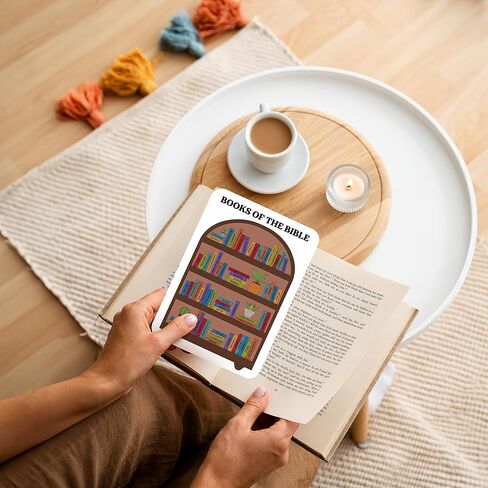 12 حزمة من كتب متتبع الكتاب المقدس، قائمة تلوين قراءة الكتاب المقدس، ملصق لوحة القيادة، ملصق سجل الفصل، علامة مرجعية لصفحة رف الكتب الدينية المسيحية للنساء والرجال، دراسة الكتاب المقدس in Kuwait