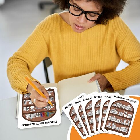 12 حزمة من كتب متتبع الكتاب المقدس، قائمة تلوين قراءة الكتاب المقدس، ملصق لوحة القيادة، ملصق سجل الفصل، علامة مرجعية لصفحة رف الكتب الدينية المسيحية للنساء والرجال، دراسة الكتاب المقدس in Kuwait