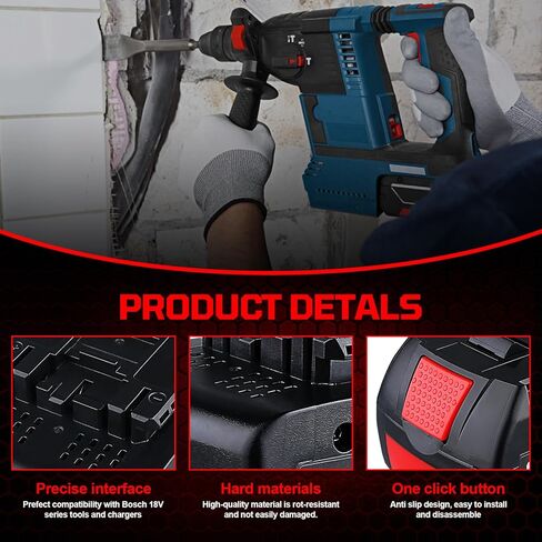 2Pack Li-ion 6.0Ah BAT610G BAT609 Replace for Bosch 18V Battery BAT609G BAT618 BAT618G BAT619 BAT619G BAT622 BAT620-2PK SKC181-202L in Kuwait