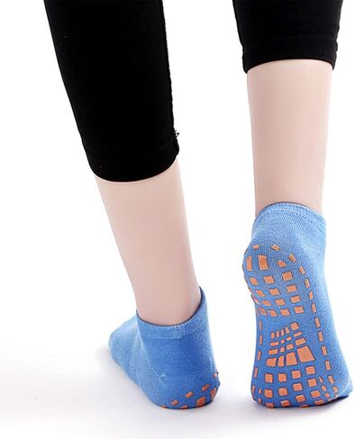 KESYOO 20pairs Non- Cotton Trampoline Socks for Boys and Girls Unisex Yoga Floor Socks Random Colors Comfortable for Indoor Sports in Saudi Arabia
