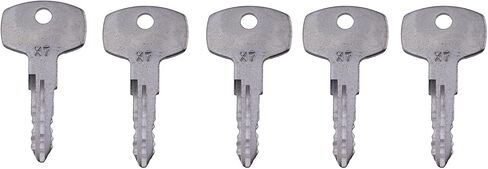 5PCS Ignition Key Compatible with Nissan Forklift Heavy Equipment NIS X7 in Kuwait