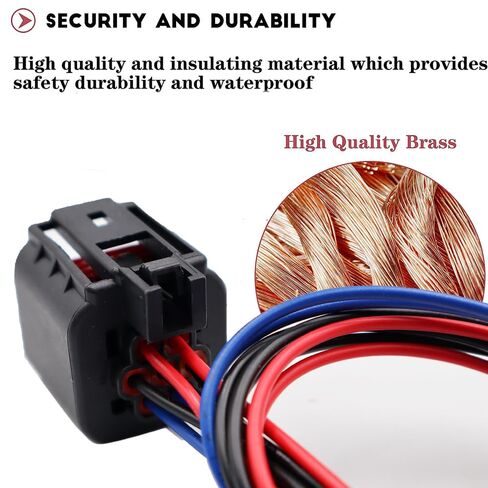 7-Pin Headlight Headlamp Connector Pigtail Compatible with 2005-2011 Lincoln Town Car Wire Plug Harness AY1005 in Saudi Arabia