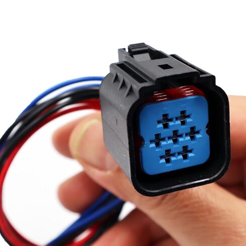 7-Pin Headlight Headlamp Connector Pigtail Compatible with 2005-2011 Lincoln Town Car Wire Plug Harness AY1005 in Saudi Arabia